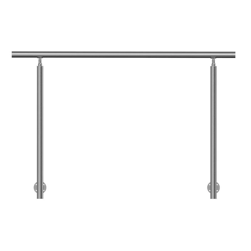 Edelstahl Treppengeländer 150cm verstellbar