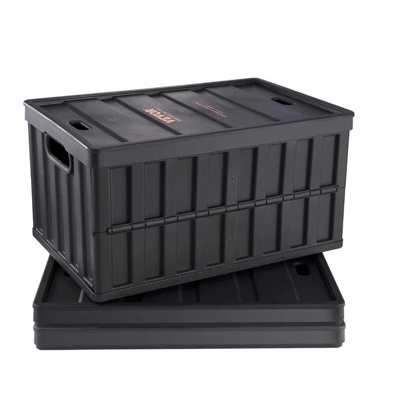 3x Faltbare Aufbewahrungsbox 65L robust & platzsparend