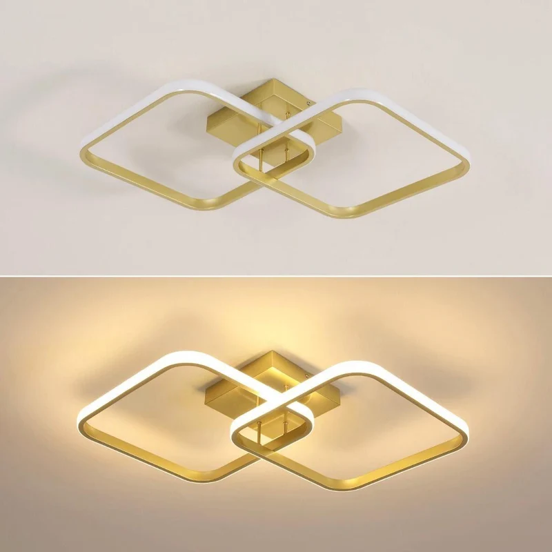 LED Deckenleuchte geometrisch 42W warmweiß