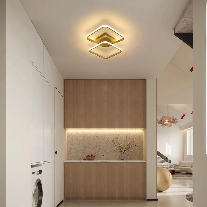 LED Deckenleuchte geometrisch 42W warmweiß