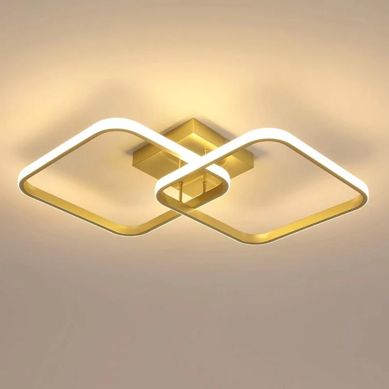 LED Deckenleuchte geometrisch 42W warmweiß