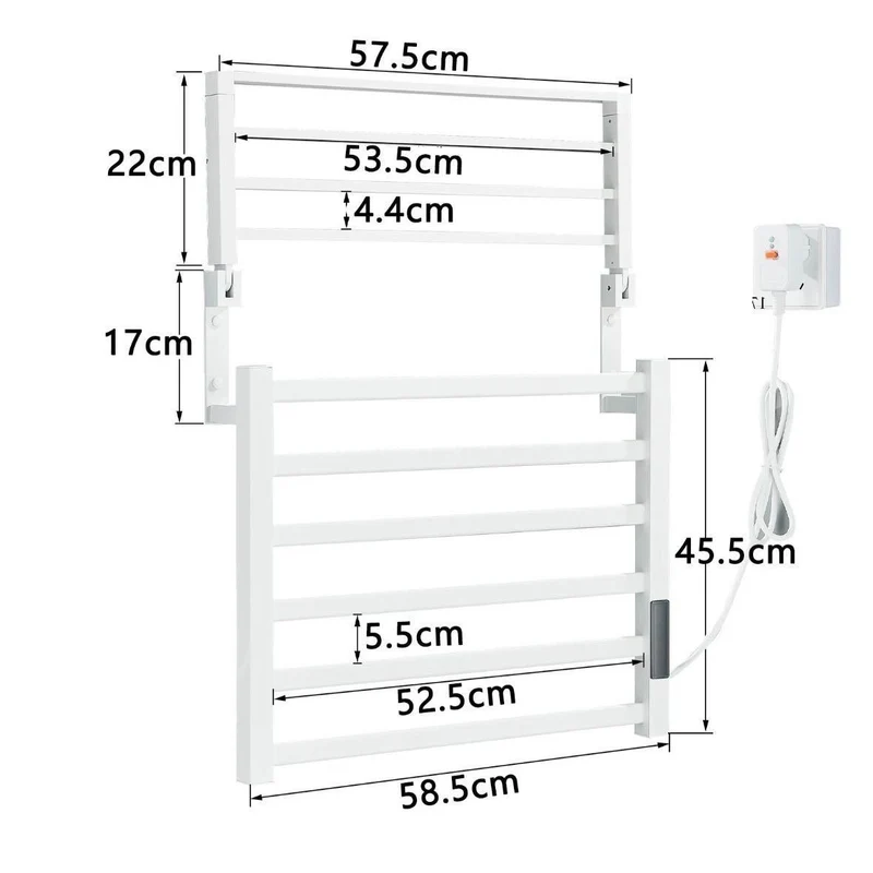 Wandarmatur Weiß aus Edelstahl & Messing