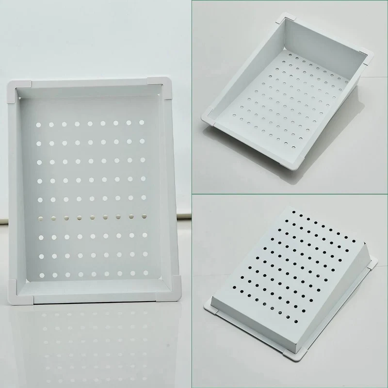 Edelstahl Küchenspüle Weiß mit LED & Wasserfall-Armatur