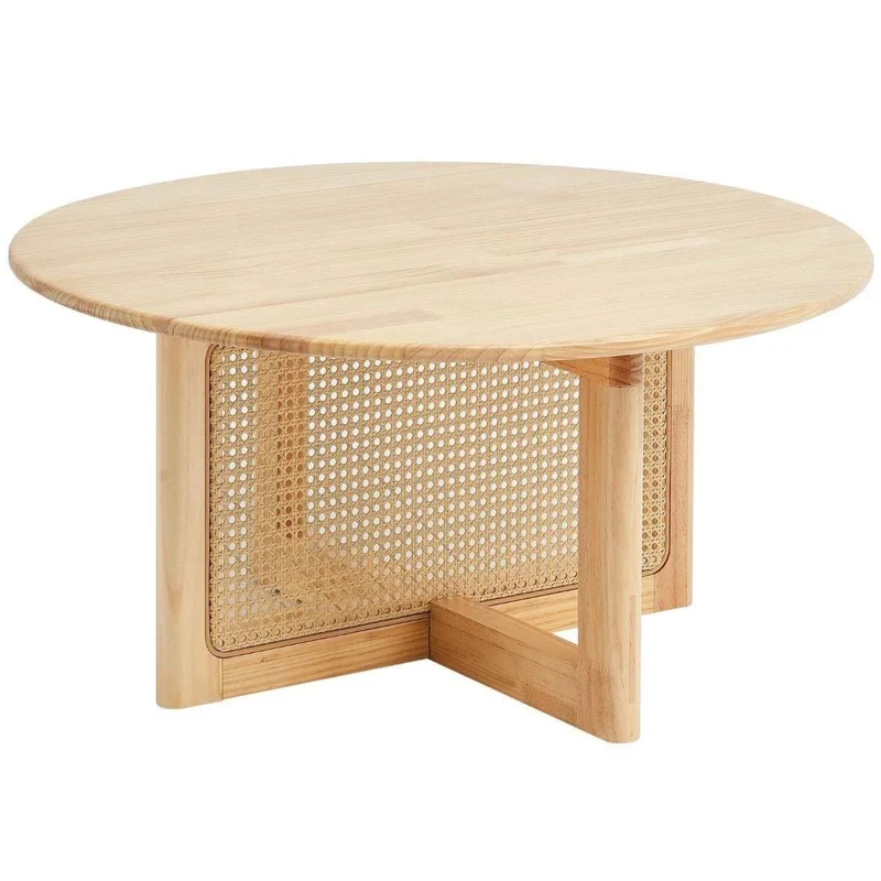 Couchtisch Rattan-Design Boho & modern