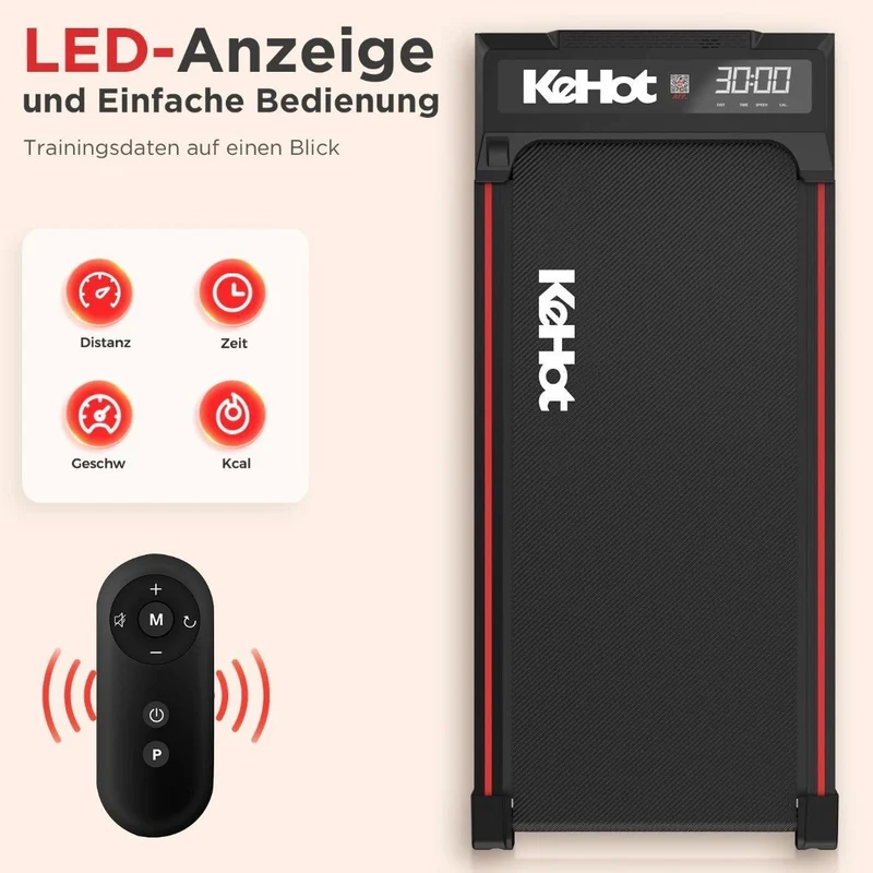 3in1 Laufband leise & platzsparend
