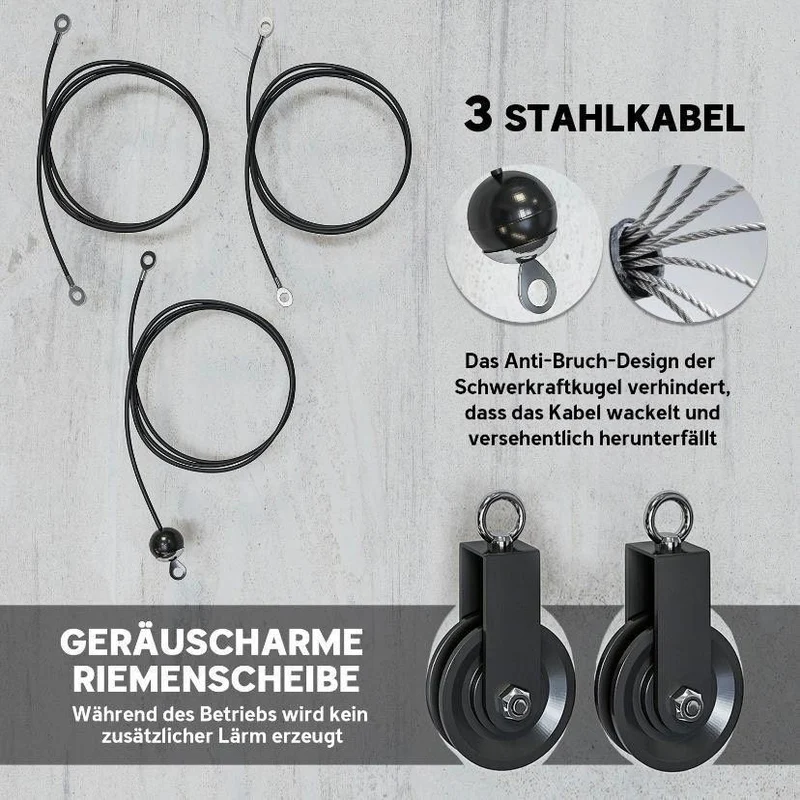 Kabelzugsystem für Zuhause – vielseitiges Krafttraining für Oberkörper & Core