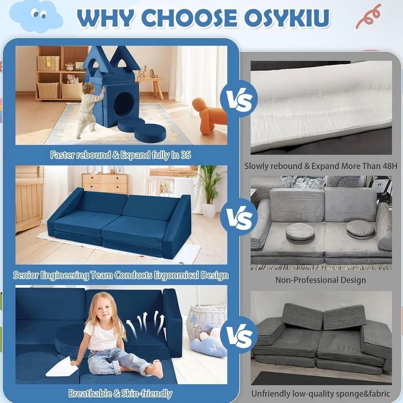 Modulares Kinderspielsofa Spiel- & Kuschellandschaft