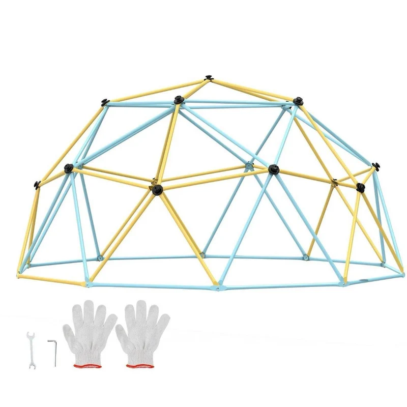 Geometrische Kletterkuppel Ø3m Klettergerüst für Kinder