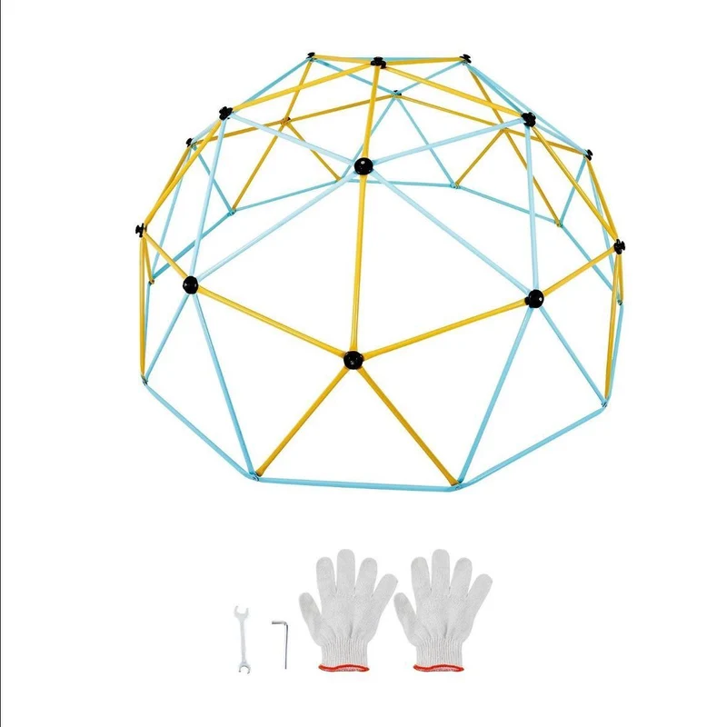 Geometrische Kletterkuppel Ø3m Klettergerüst für Kinder