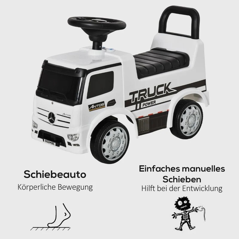 Mercedes-Benz Kinder Rutschauto 3in1 mit Schiebefunktion