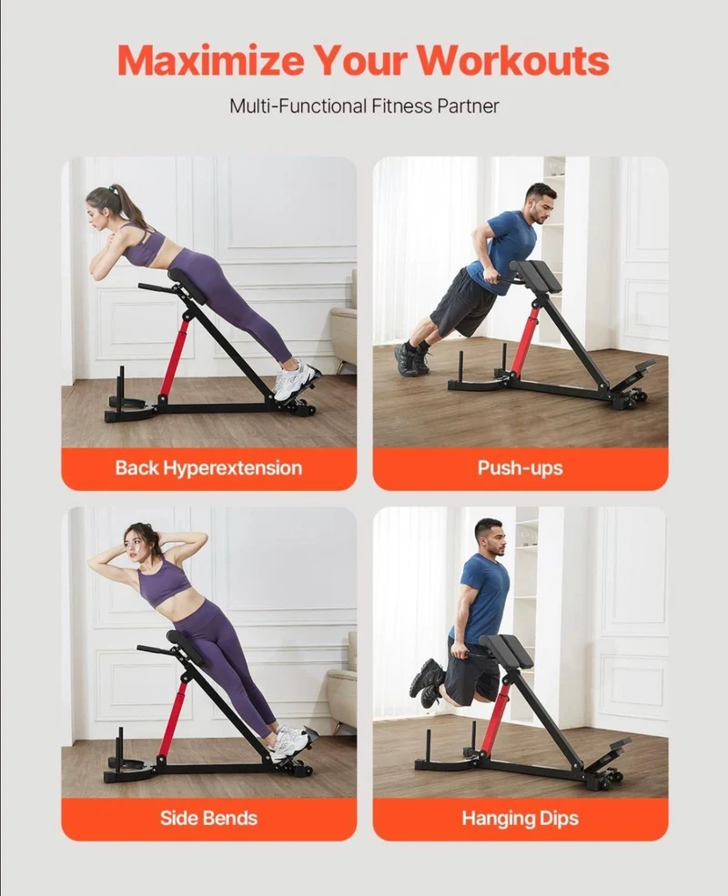 Hyperextension Rückentrainer für Ganzkörpertraining