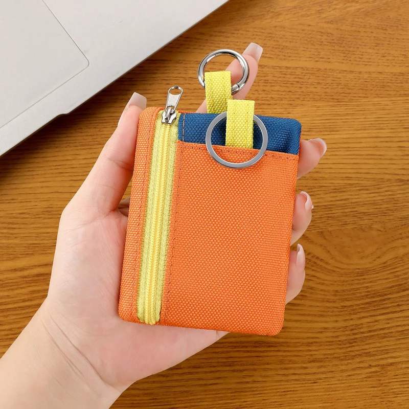 Kompakte Reißverschluss-Münztasche