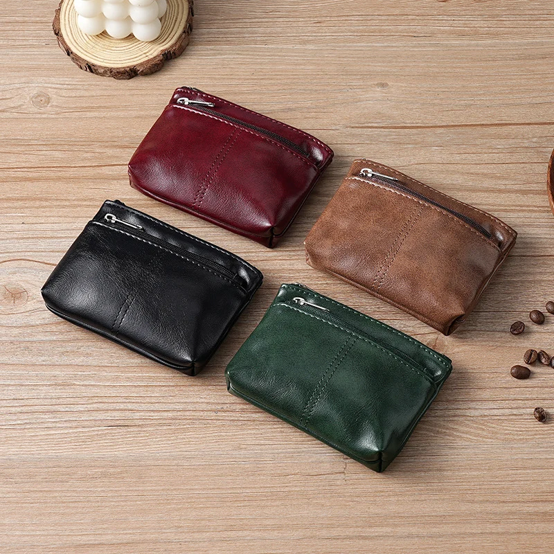 Kompakte Reißverschluss-Münztasche