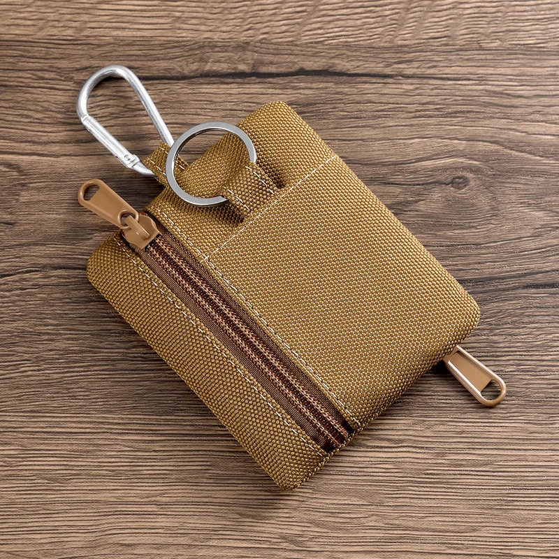 Kompakte Reißverschluss-Kartenhalter-Tasche