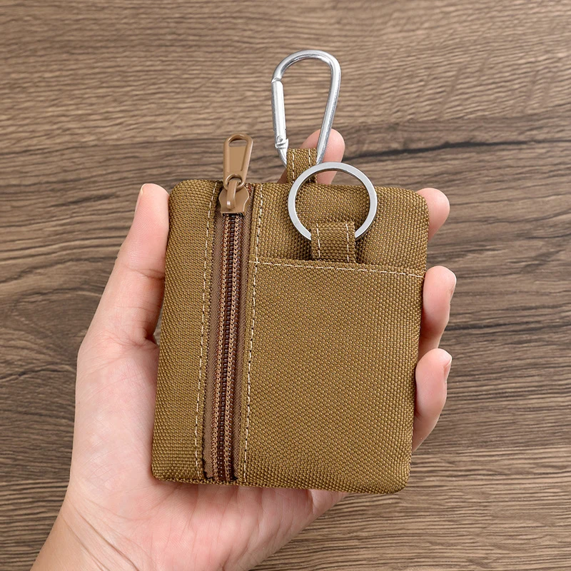 Kompakte Reißverschluss-Kartenhalter-Tasche