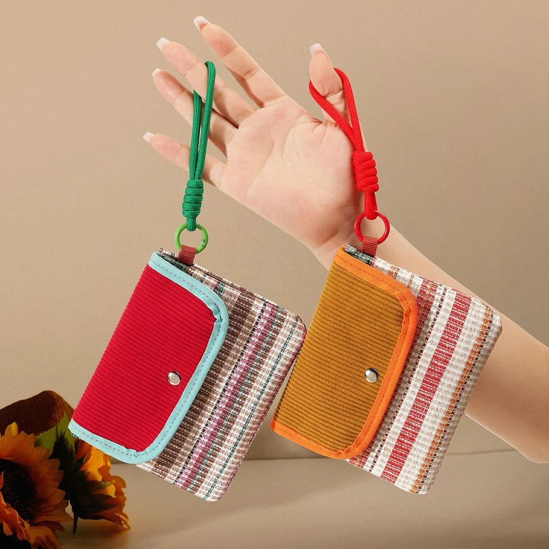 Stylische Texturierte Reißverschluss-Tasche