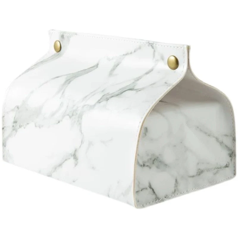 Stylischer Marmor-Muster-Serviettenbox-Halter