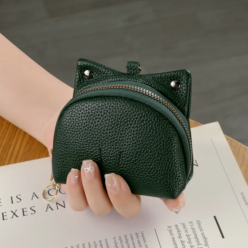 Niedliche Katzenohr-Münztasche
