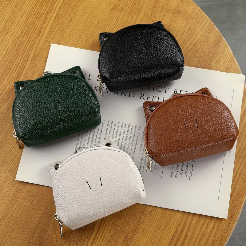 Niedliche Katzenohr-Münztasche