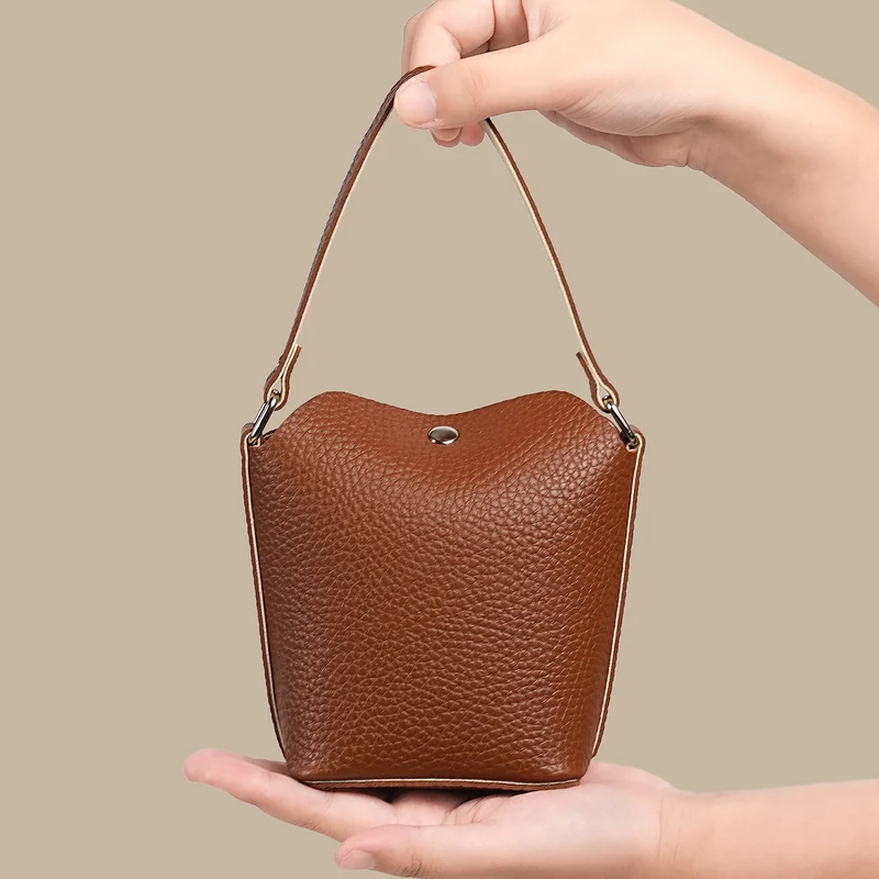Mini Texturierte Handtasche