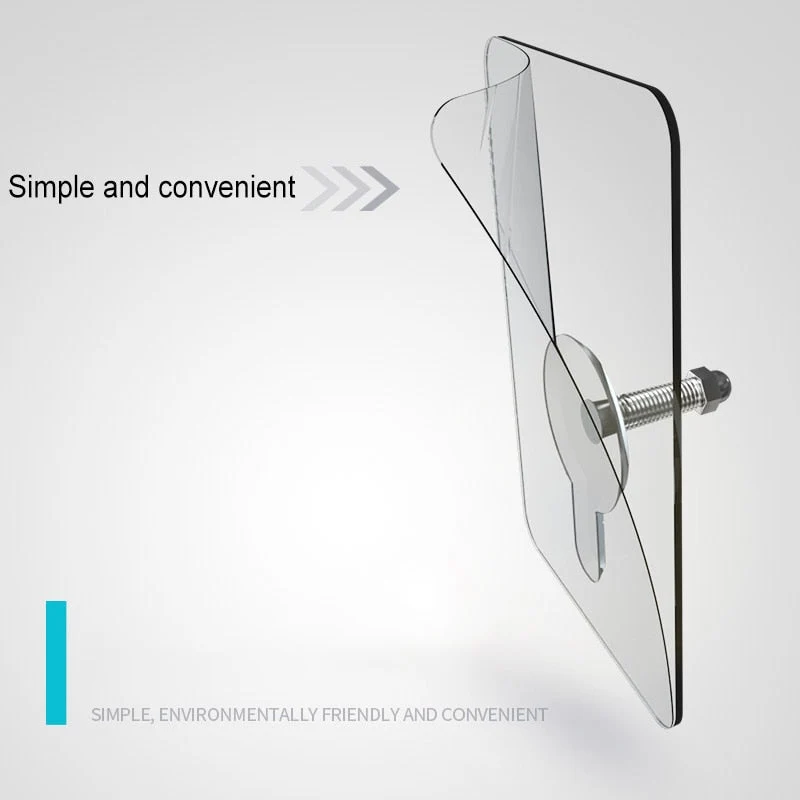 Skanto | 10 Stk. Hochleistungs-Stanzfreie transparente Klebehaken
