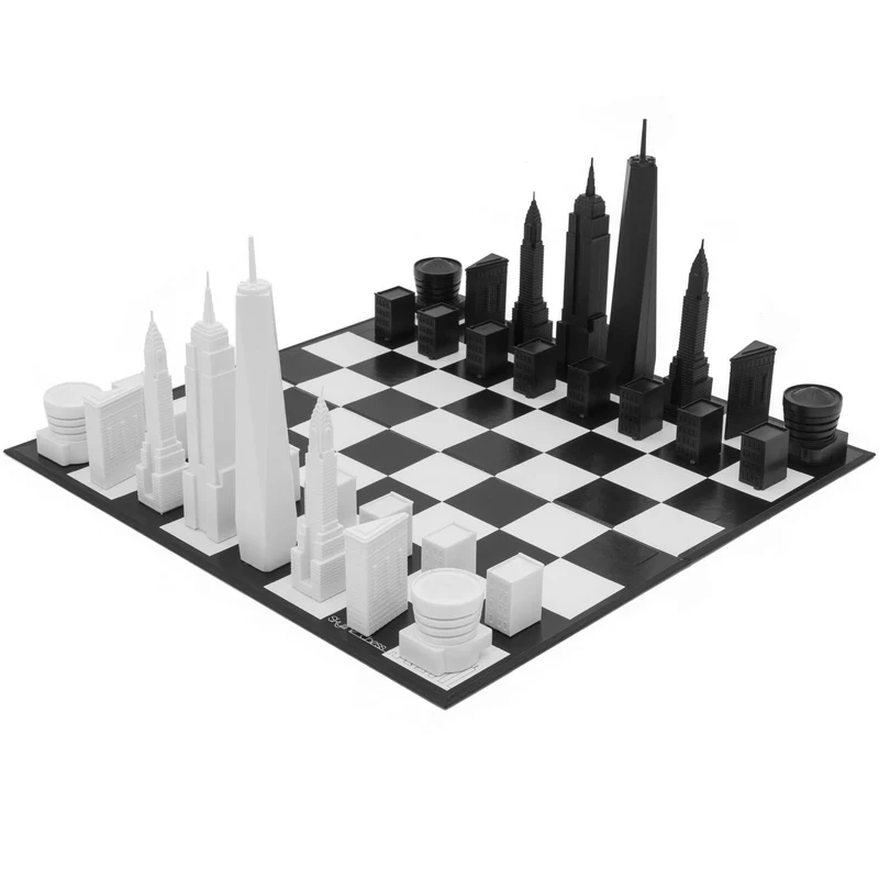 New York Buildings Chess Set