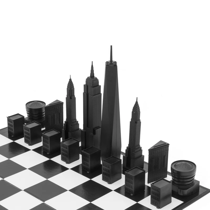 New York Buildings Chess Set