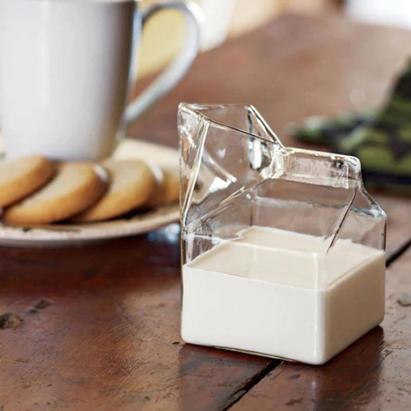 Glass Creamer Carton