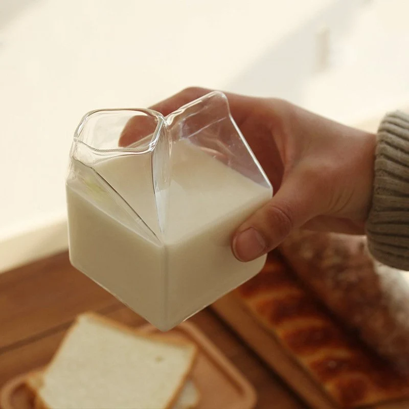 Glass Creamer Carton