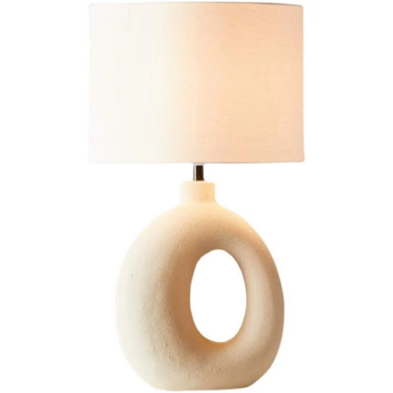 Skulpturale Keramik Tischlampe