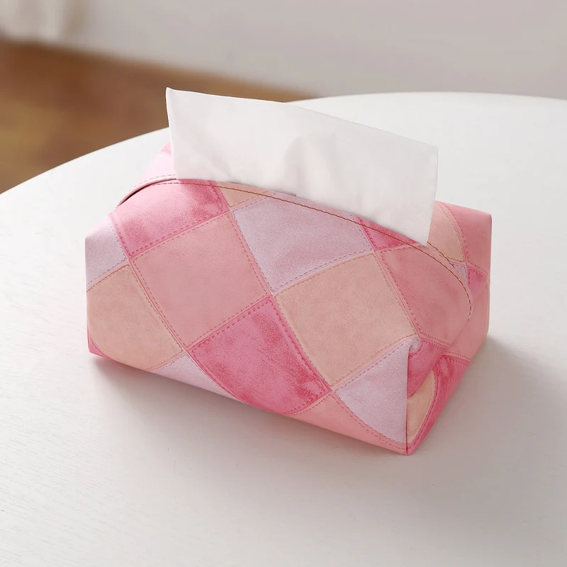 Chic Patchrk Gewebe Box Abdeckung