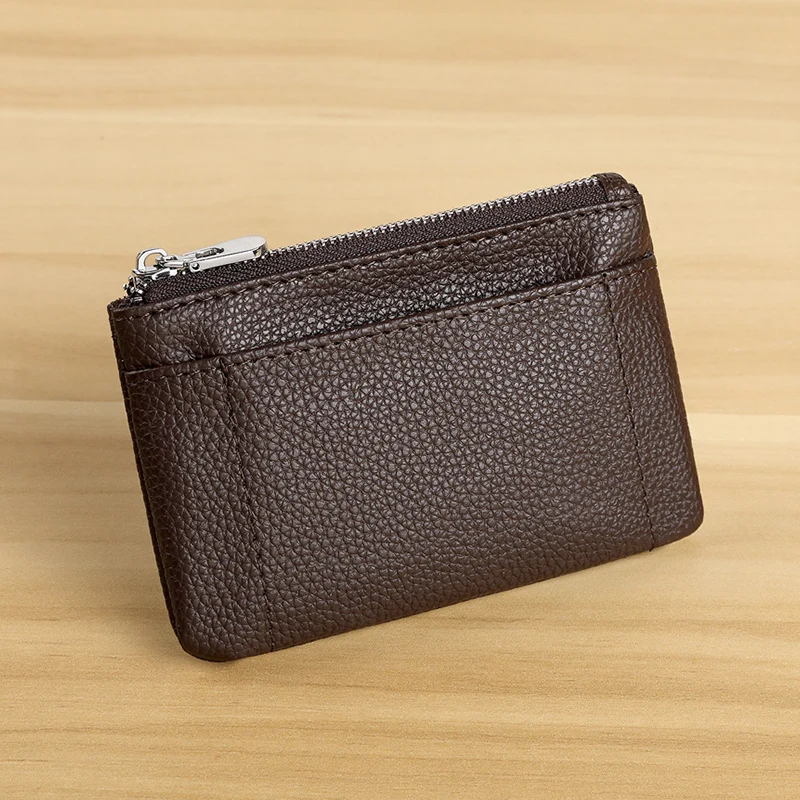 Premium Leder Reißverschluss Tasche