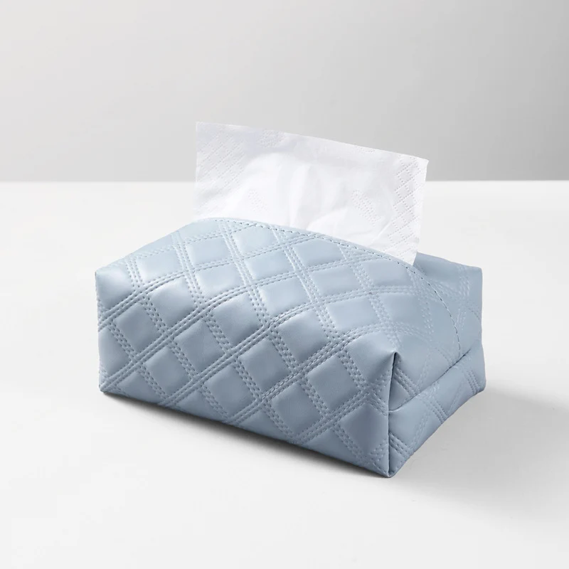 Elegante gesteppte Taschentuchbox-Abdeckung