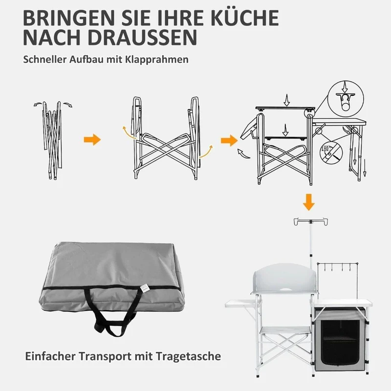 Campingküche klappbar für Outdoor-Abenteuer