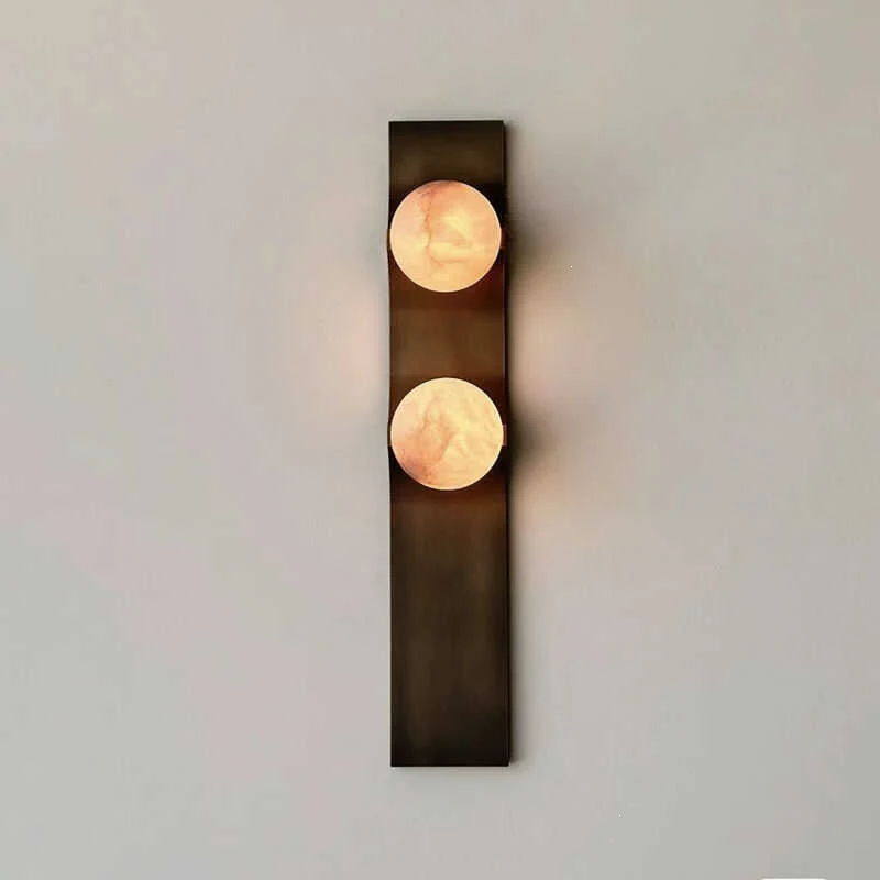 Moderne skulpturale Wandleuchte
