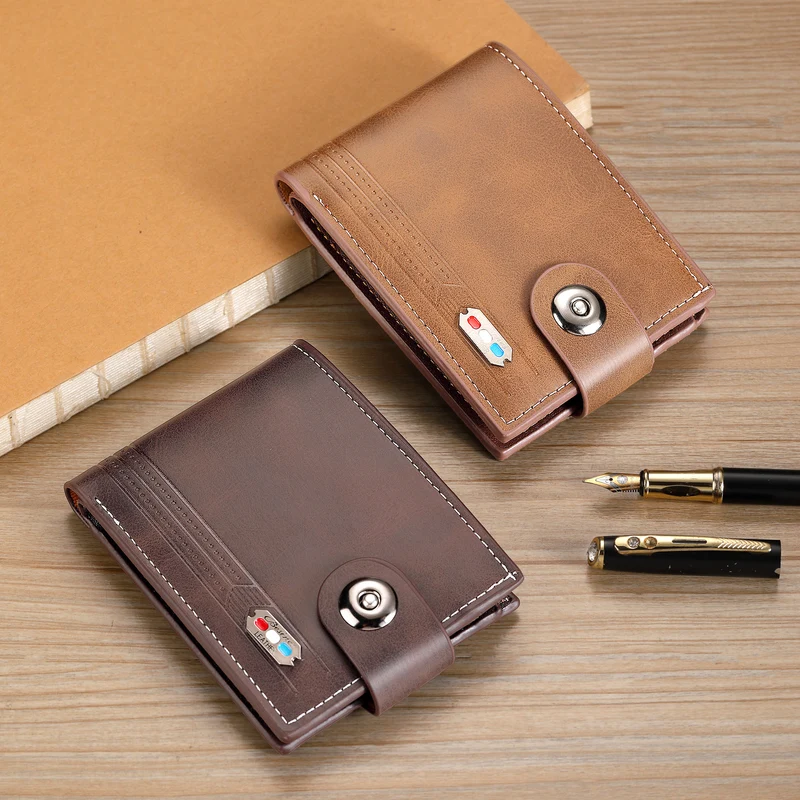 Premium Leder Bi-Fold Geldbörse