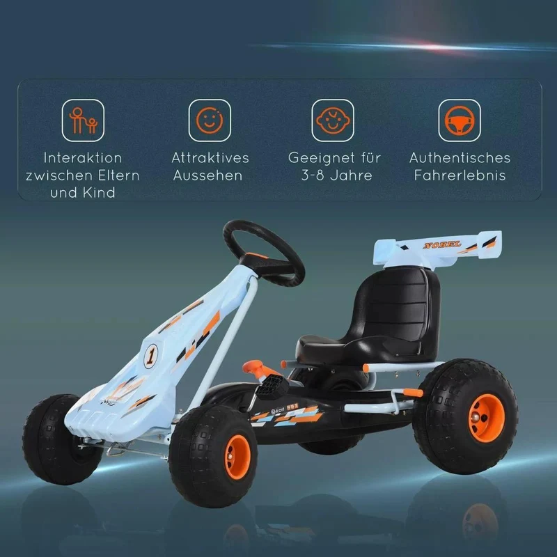 Kinder Go-Kart Pedal Robustes Tretauto Indoor & Outdoor