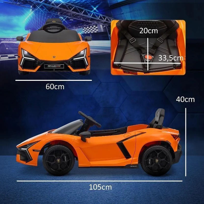 Lamborghini Revuelto Kinder Elektroauto 12V mit Fernbedienung