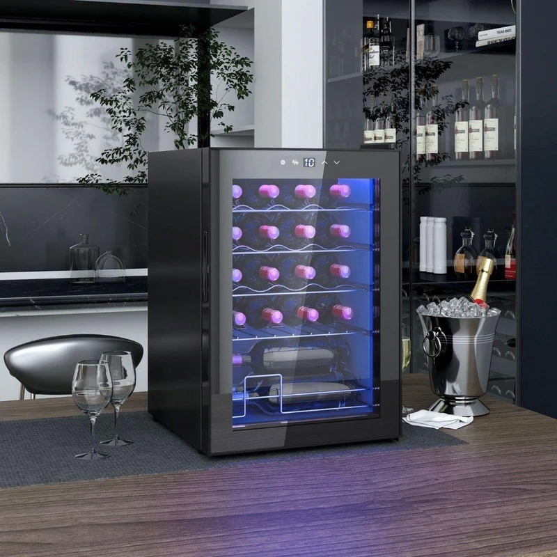 Weinkühlschrank 20 Flaschen 53L 5–18°C LED