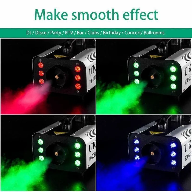 1200W Nebelmaschine mit LED & DMX Fog Machine