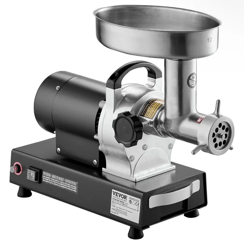 Elektrischer Fleischwolf 550W Edelstahl Wurstmaschine 12# Profi