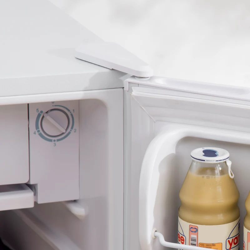 3.2 Cu. Ft. Mini Upright Fridge with Freezer, Adjustable Shelves & Mechanical Thermostat, White