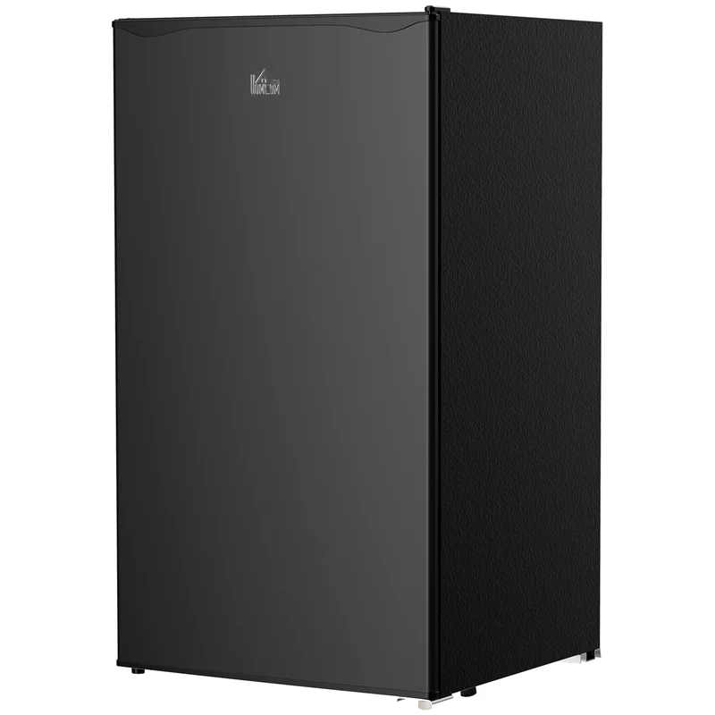 3.2 Cu. Ft. Mini Upright Fridge with Freezer, Adjustable Shelves & Mechanical Thermostat, Black