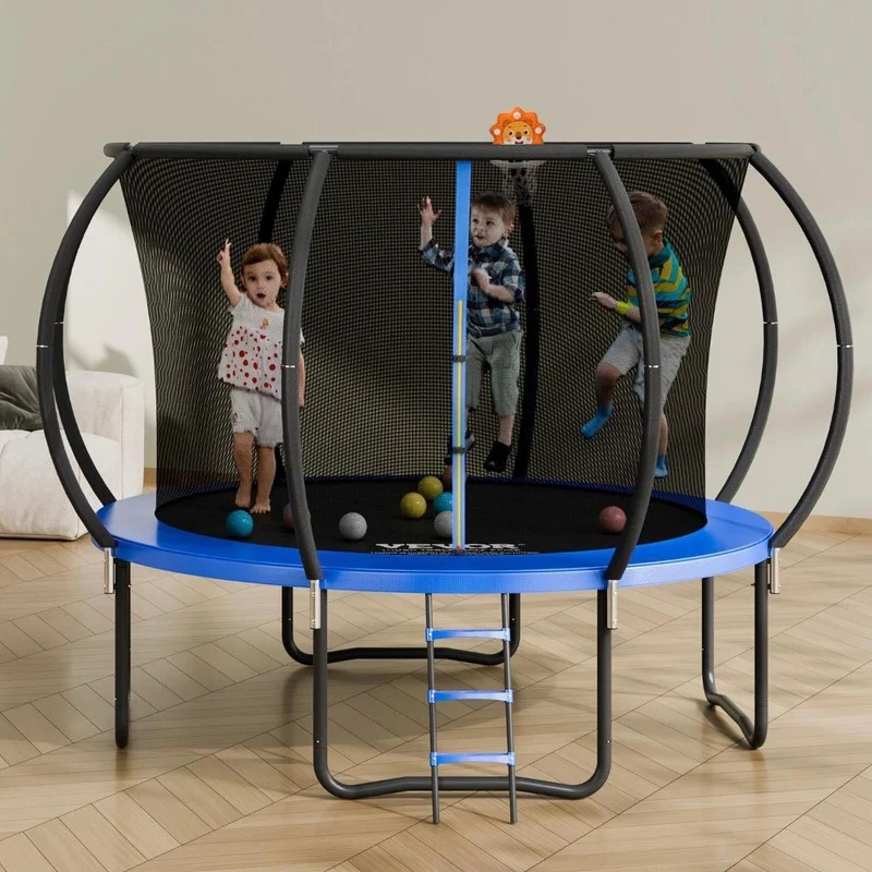 Gartentrampolin mit Sicherheitsnetz belastbar bis 150 kg