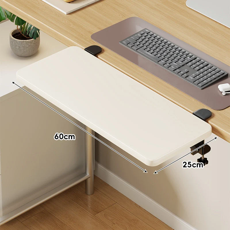 Unter-Tisch Gleitschienen-Tastaturablage und Schreibtischverlängerung mit sanfter Gleitmontage