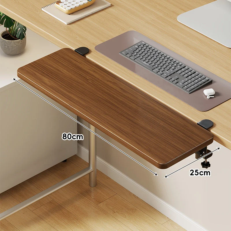 Unter-Tisch Gleitschienen-Tastaturablage und Schreibtischverlängerung mit sanfter Gleitmontage