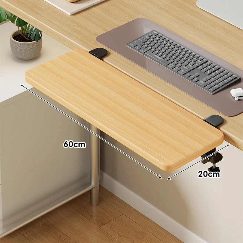 Unter-Tisch Gleitschienen-Tastaturablage und Schreibtischverlängerung mit sanfter Gleitmontage