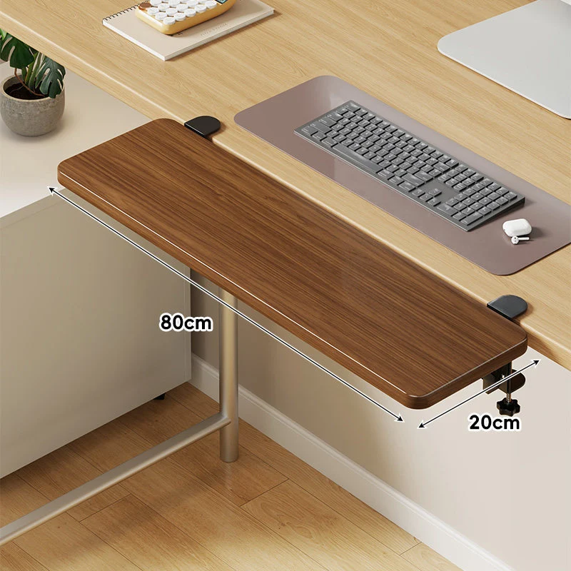Unter-Tisch Gleitschienen-Tastaturablage und Schreibtischverlängerung mit sanfter Gleitmontage