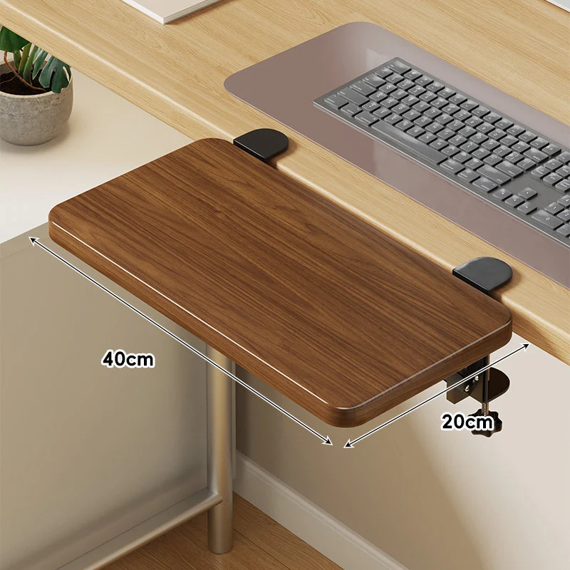 Unter-Tisch Gleitschienen-Tastaturablage und Schreibtischverlängerung mit sanfter Gleitmontage
