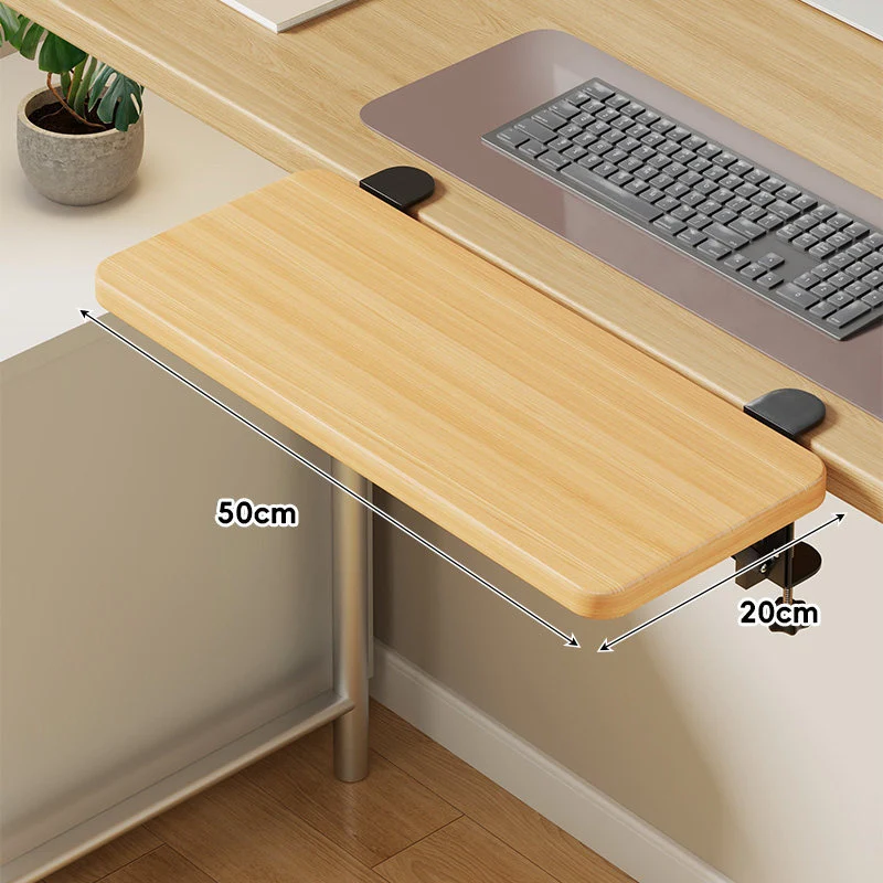 Unter-Tisch Gleitschienen-Tastaturablage und Schreibtischverlängerung mit sanfter Gleitmontage